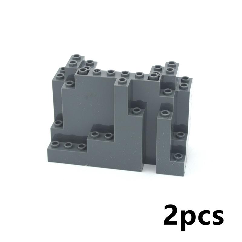 Assemble Particles 6082 6083 23996 47847 Moc Rock Panel City Street View DIY Enlighten Building Blocks Compatible With Brand