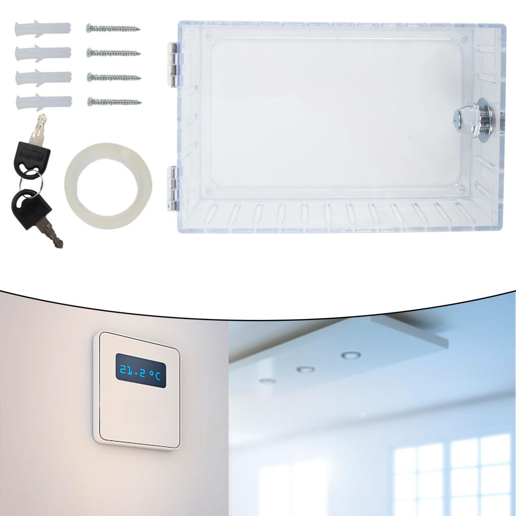Thermostat Lock Box with Key, Protect from High Bills, Fits Most Thermostats, Easy Installation, Excellent Customer Service