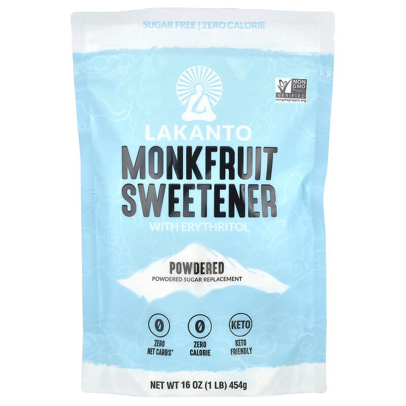 Monniksvrucht Zoetstof met Erythritol, Poeder, 16 oz (454 gr)