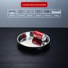 Heavy-Duty Stainless Steel Shallow Round Serving Tray