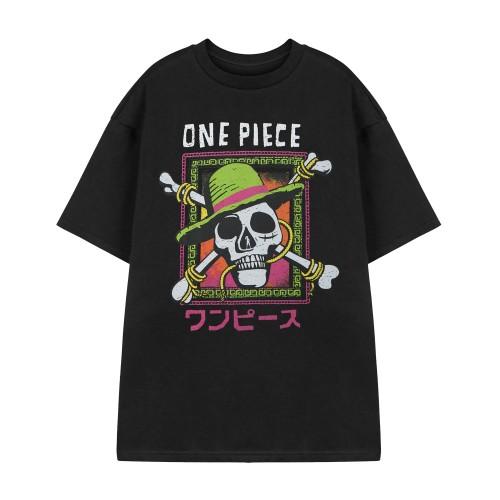One Piece Mens Skull Short-Sleeved T-Shirt