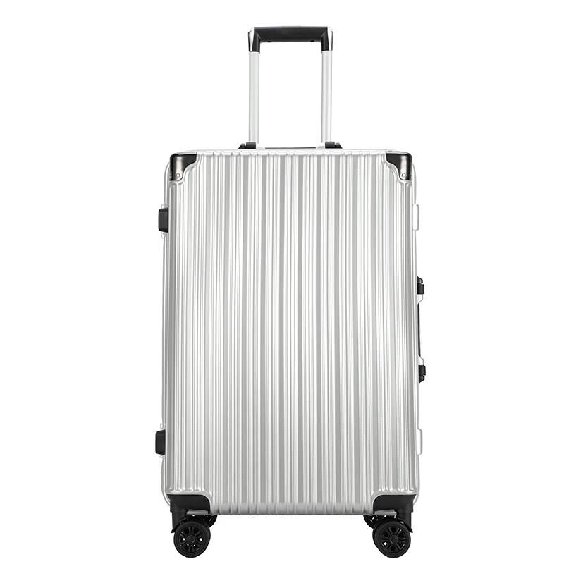 

HYX Striped Aluminum Frame Hardshell Suitcase