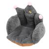Office Chair Cushion Semi Enclosed Crown Shape Polyester Fiber Seat Cushion for Dormitories Home