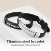For Volvo Fashion Silicone Titanium Bracelet Wirstband Decoration Accessories XC90 V90 V60 XC60 S80 S60 S90 C40 XC40 V70 XC70 JL9