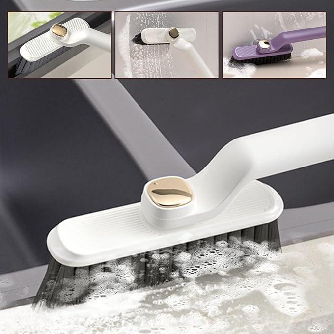 Cleaning Brush Bathroom Cleaning Brush 360 Degree Rotating Gap Cleaning Brush Hard Bristle Bath Pong Bathroom Floor Brush Drain Bathroom Washing Easy