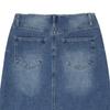 Cutoff Waist Washing Slit Skirt As1ds261