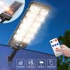 New 360 ° LED Solar Outdoor Light - Super Bright 6500K, 3 Modes, Wide-angle Motion Sensor, Semi Embedded Installation, Solar Charging