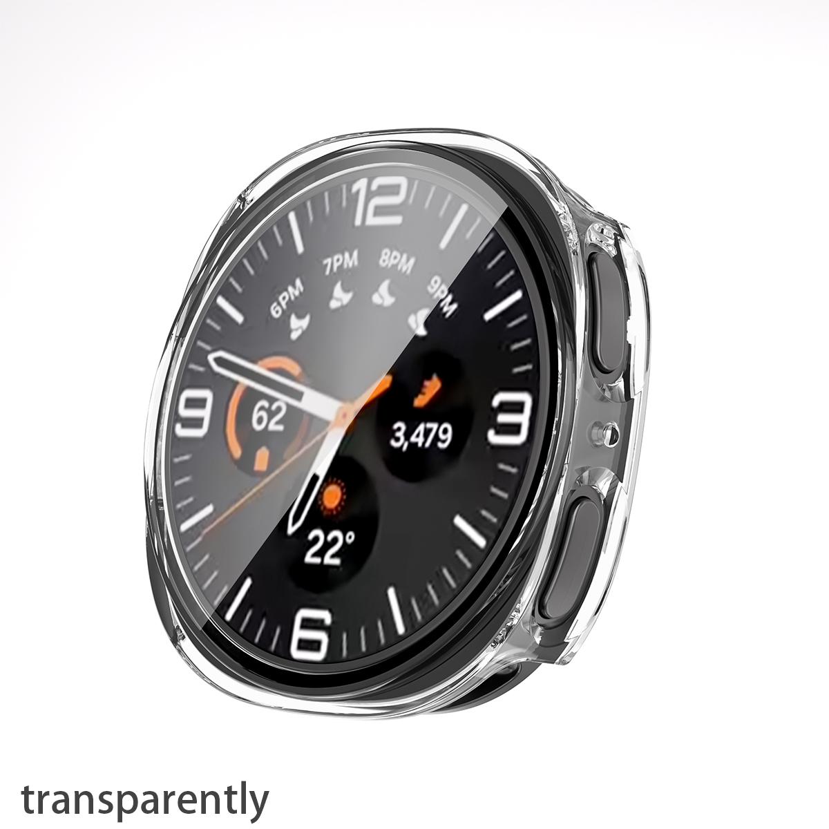 

NEW For Samsung Galaxy Watch 8 40/44mm PC Hard Cover Screen Protection Full Coverage Watch Case With High-quality Tempered Glass Galaxy watch8 44mm
