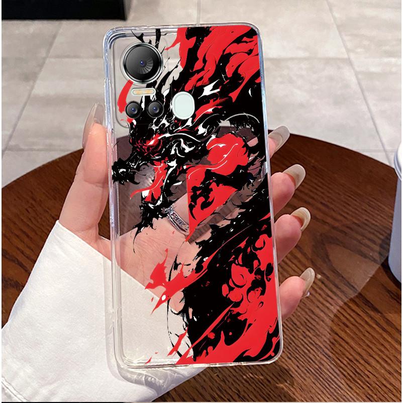 For ITEL S18 S663L Case ITEL Vision 5 S663LC Cover Clear Luxury Funny Cute Love Rabbit Cat Cartoon Painted Silicone Phone Case