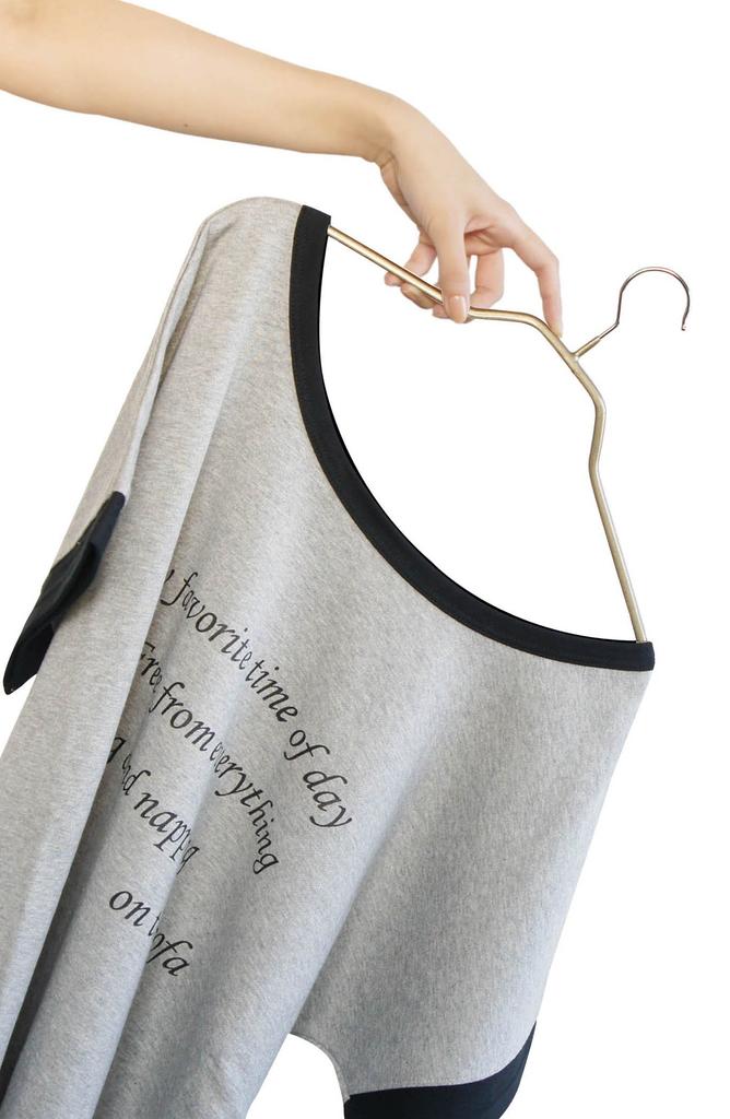 Shimizu Sangyo MAWA Set of 40 x 20 x 1 cm Women's Hangers, 10, Gold, (per hanger)