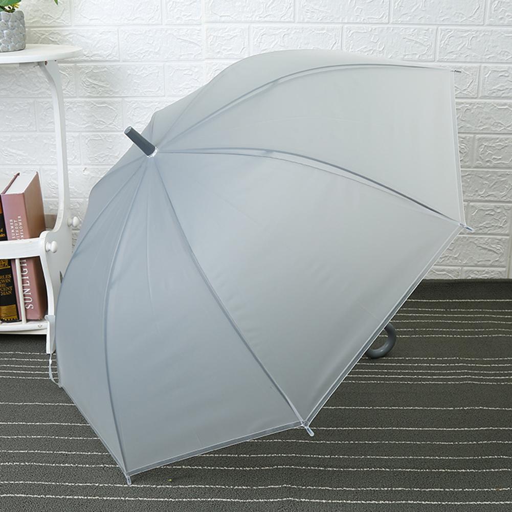 Transparent Color Gradient Umbrellas Strong Waterproof Sunshade Long Handle Large Umbrella for Women Sun Rain UV Umbrella