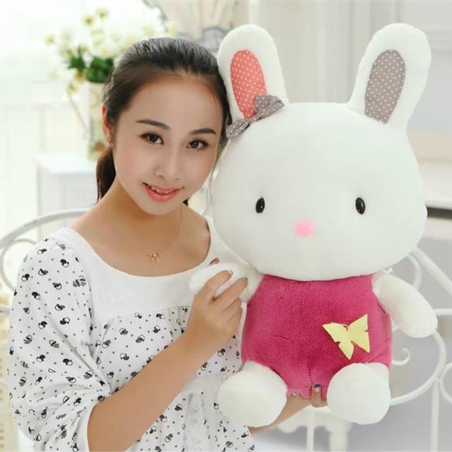 New Cute Butterfly Rabbit Plush Toy Rabbit Doll Wedding Doll Doll Doll