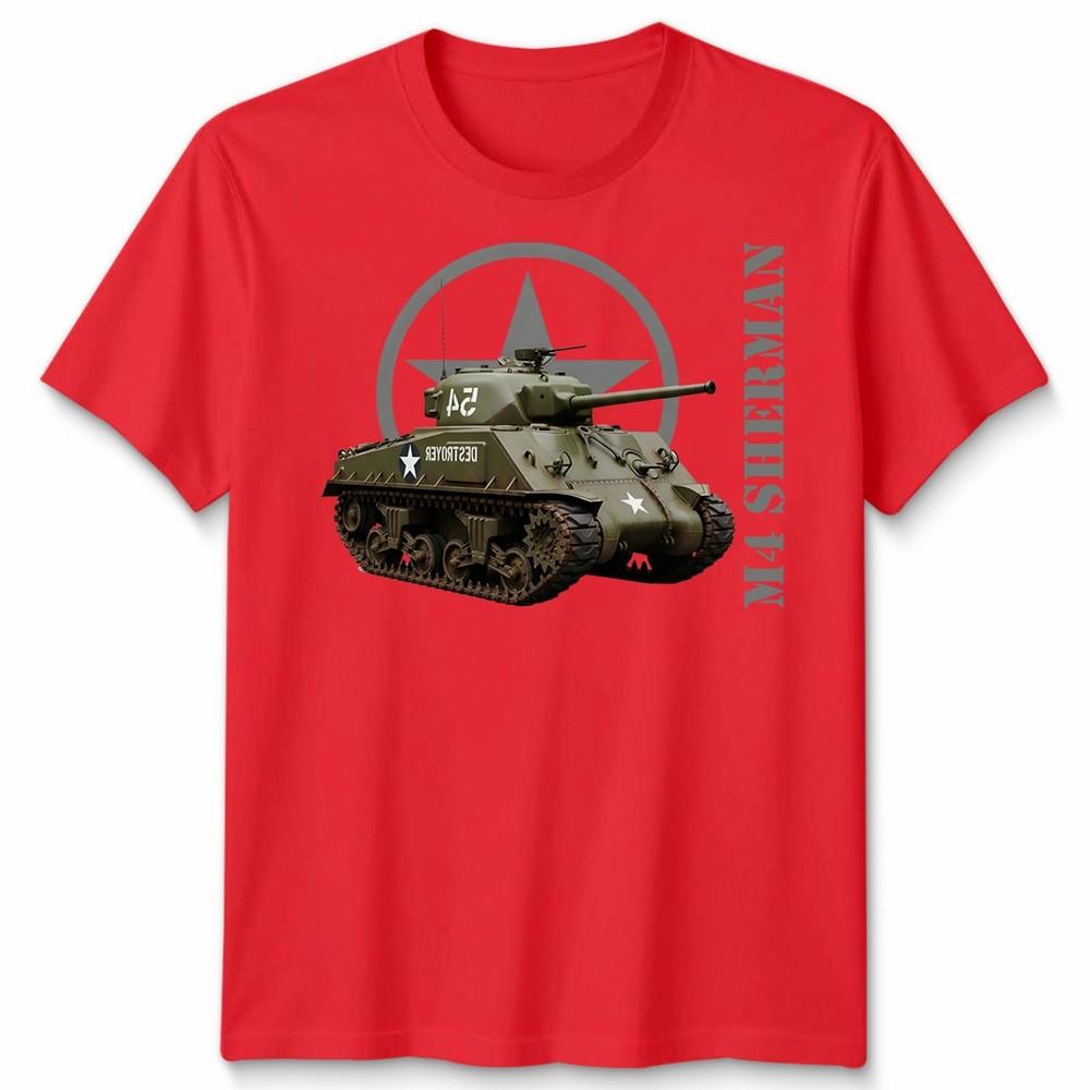 M4 Sherunisex Tank Unisex T Shirt Military Ww2 D Day Historical Vehicle Tee