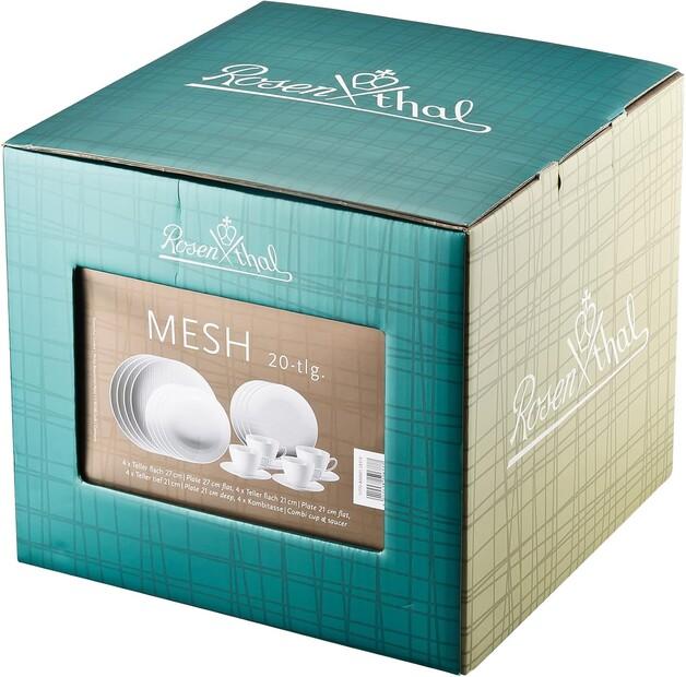 Сервиз Rosenthal Mesh White, 20 предметов (11770-800001-28519)