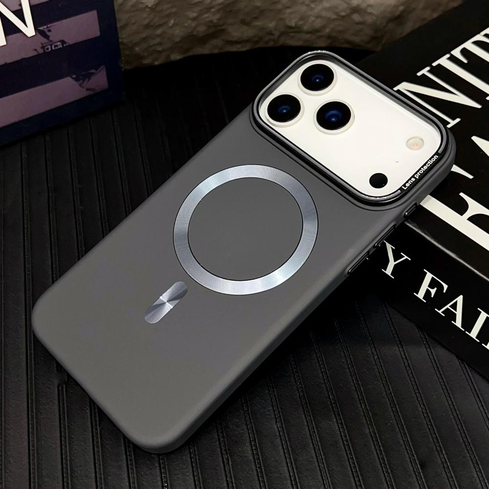 Luxury For Magsafe Solid Color Matte Magnetic Wireless Charge Case For iPhone 17 15 14 13 11 12 16 Pro Max Hard Bumper Cover