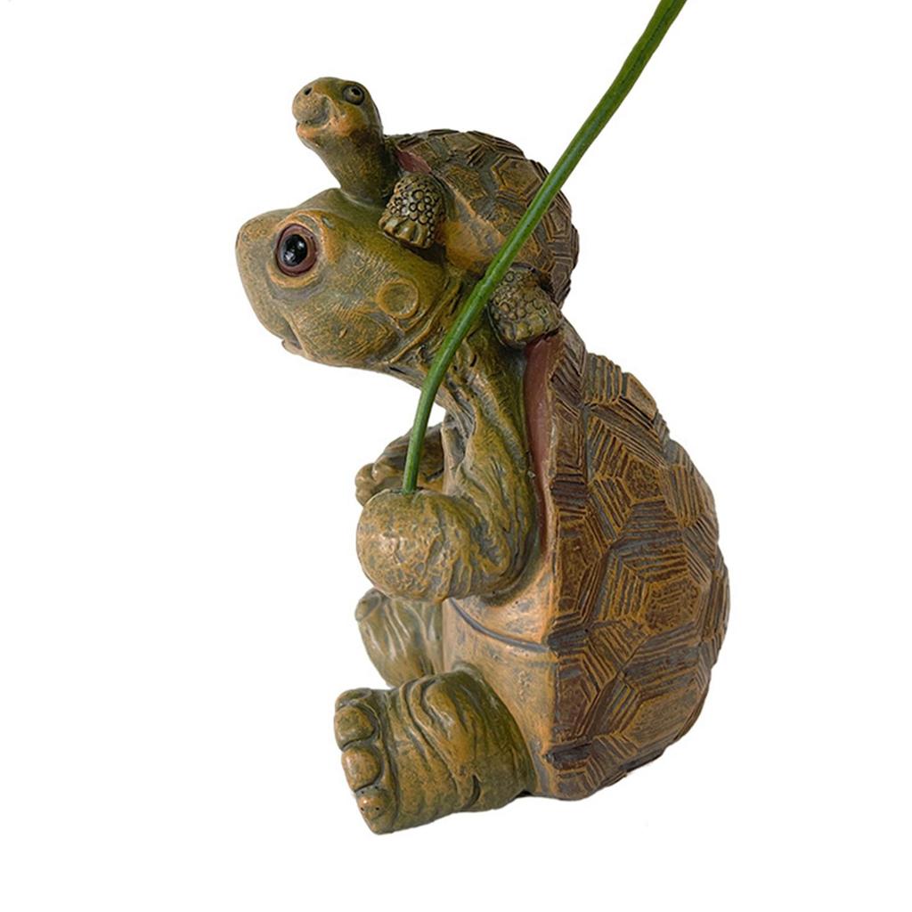 Miniaturní figurky mořské želvy Želví soška Zvířecí krajinná dekorace Pryskyřice Krajina pohádkové zahrady Zvíře Želva Do kanceláří