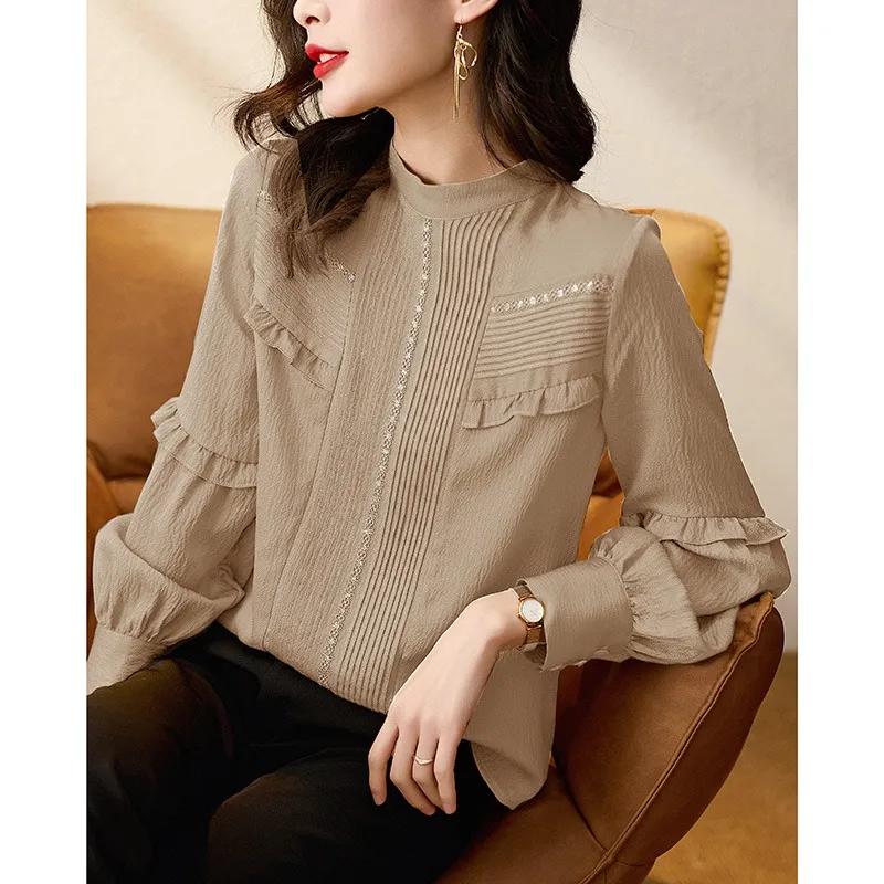 Women's French Long Sleeve Tops
