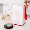 Small New Glass Dome Flower Artificial LED Galaxy Rose for Christmas Business Promotion Birthday Gift Box Package for Boyfriend