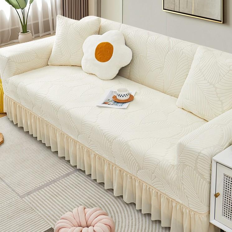 Skirt Protection Sofa Cover All Purpose Cover  Universal Type Straight Row Three Seater Sofa Cover New Cover Fabric