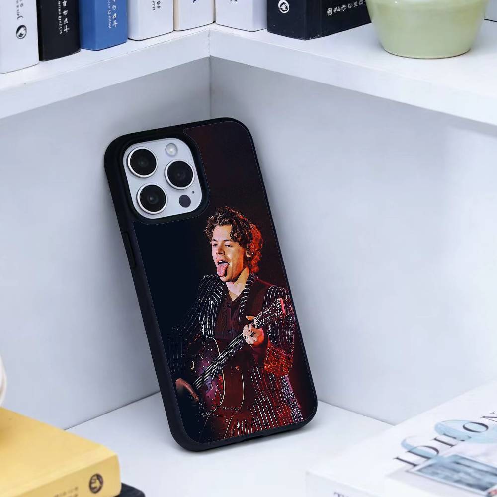 

H-HaRRy Styles Phone Case For iPhone17,16,15,14,13 Plus,Pro Max Magnetic For Magsafe Wireless Charging iPhone11PROMAX