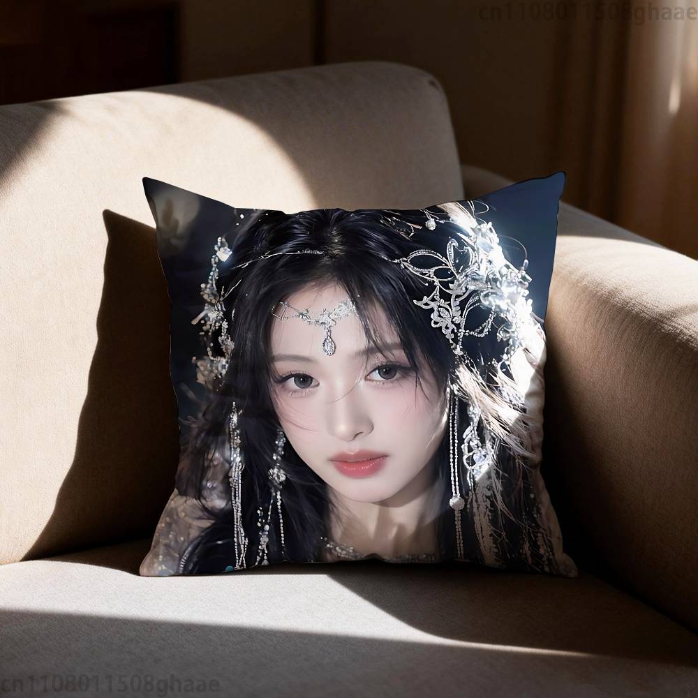 Cute Singer AAhyeon Pillowcase Casual Style Decoration Suitable for Home Decoration Excluding Pillow Core