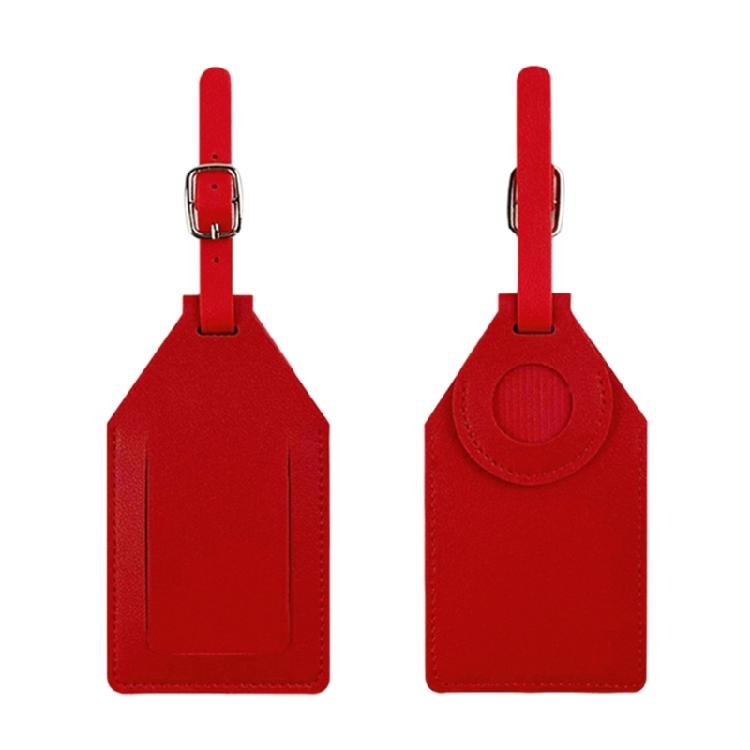 PU Baggage Backpack Tags Suitcase Luggage Tags Travel Suitcase Label with Strap
