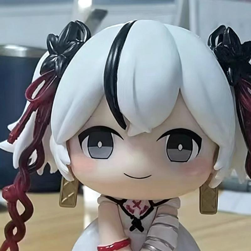 13cm Wuthering Waves Chun Chibi Figure Cute Camellia Q Version Anime Game Model Toy Desktop Ornament Computer Case Decor Gifts