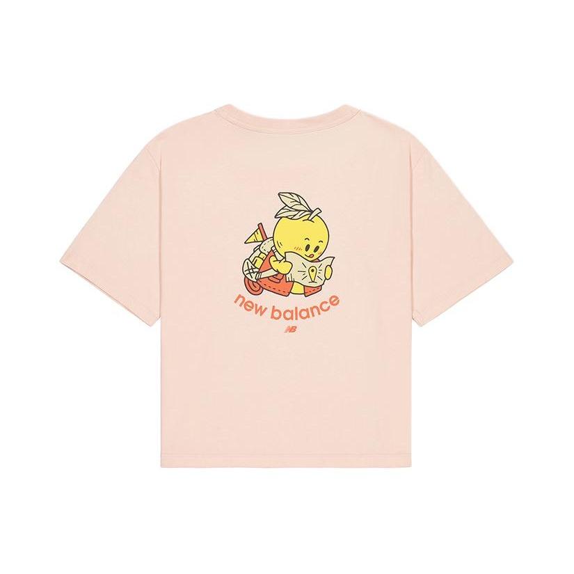 (WMNS) New Balance Fruit Graphic T-shirt Asia Sizing Pink Women s AWT41335-DVR L