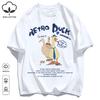 Classic Color Scheme T-Shirts For Unisex Retro Oversized Short Sleeves Fashion Couple Clothes Unisex Simple Basics Clothing
