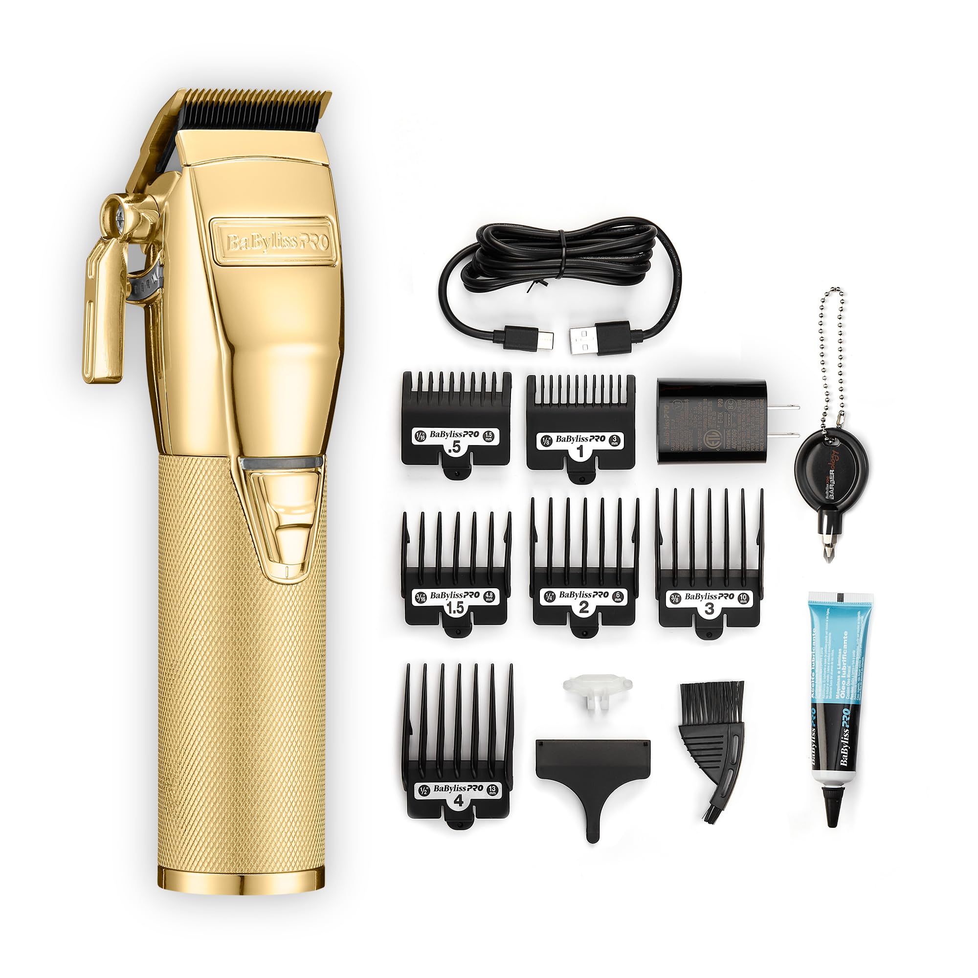 

BaBylissPRO All Metal Lithium Clipper GOLDFX+ золотий