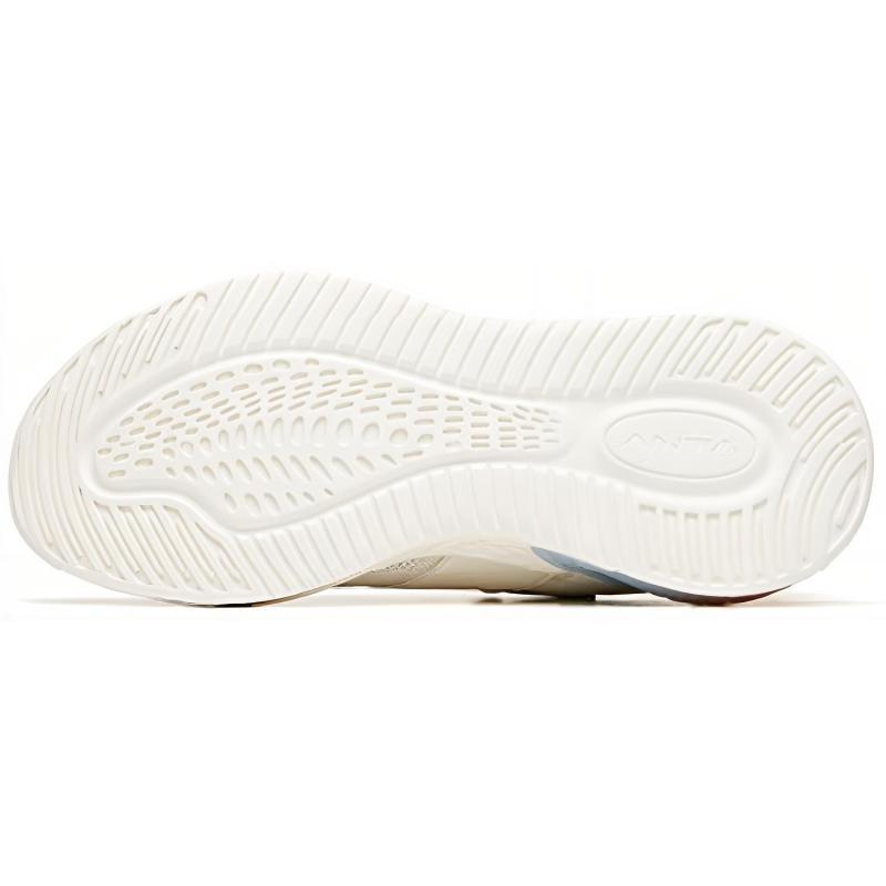 Anta C37° Cushioned Anti-Slip And Wear-Resistant Lightweight Low-Top Running Shoes Women's Blue Pink White Sneakers 922035533-3