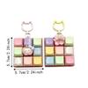 Keys Button Fidget Keychain DIY Keyboard Clicker Toy New Pinch Toy  Relief Stress