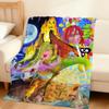 Singer Cool Pop Art T-Trippie R-Redd Flannel Soft Warm Plush Blanket Sofa Living Room Pet Hogar Bedroom Gift Home Car Portable