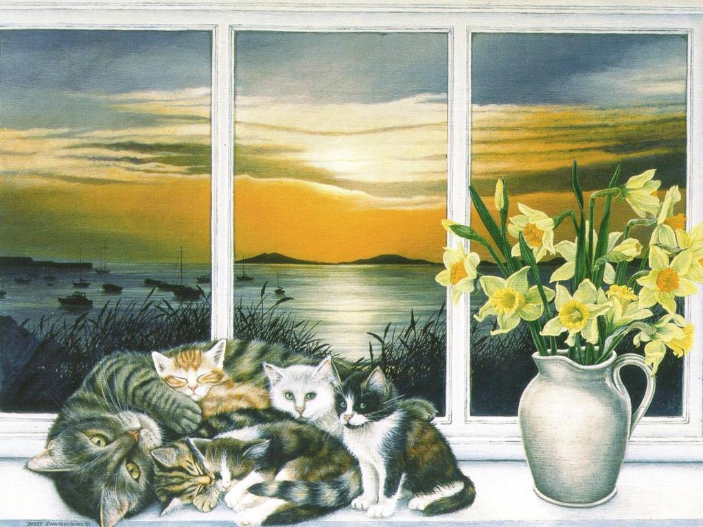Diamond Mosaic Cat Full Drill Square Diamond Painting Animal Cross Stitch Embroidery Window Picture Rhinestones Wall Art