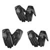 Pu Leather Mens Touchscreen Warm Gloves For Winter Driving Commuting