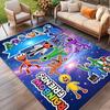 Game Rainbow Friends Print Rug, Washable Floor Carpet, For Entryway Dorm Laundry Room Office Study, Home Decor Birthday Christmas Gift