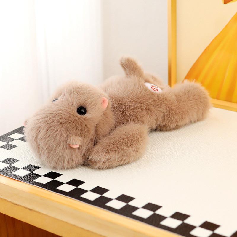 Flat Series Lying Turtle Pig Duck Animal Plush Toy Stuffed Doll Gift Decoration