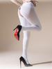 120D Spring Autumn Hollow Out Open Crotch Pantyhose High Elastic Shaping Warm Tights Sexy Shiny Smooth Allure Vintage Stocking