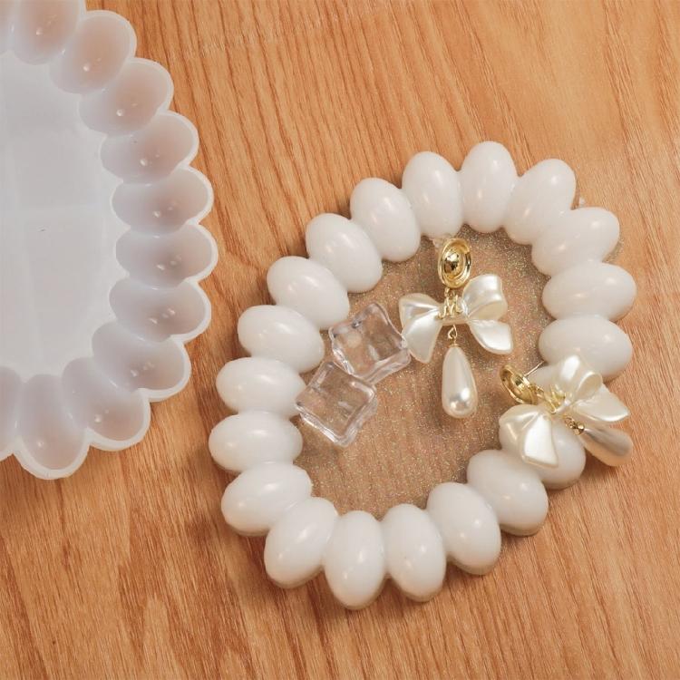 Jewelry Tray Mold Silicone Mould Multishaped Jewelry Dish Molds Bubble Coaster