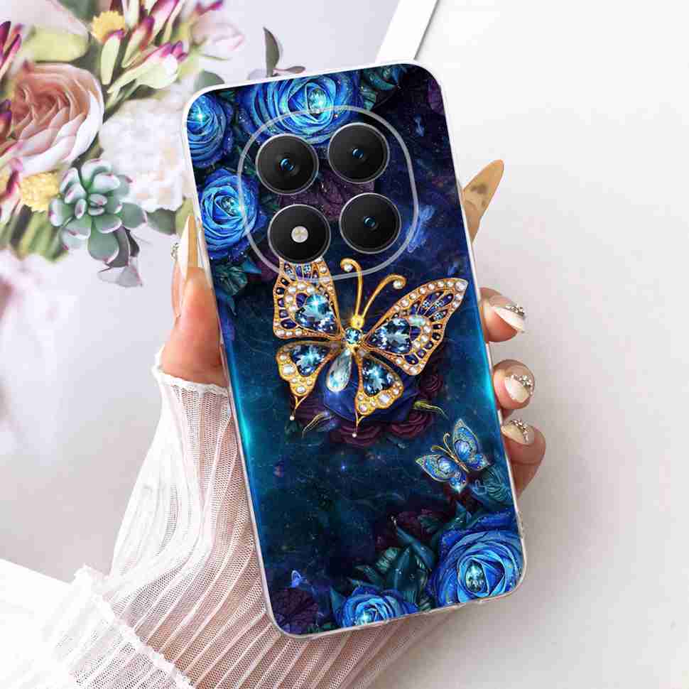 Für Xiaomi Redmi Note 15 Pro Plus ProPlus 5G Hülle Blume Cartoon Hülle Weiche Silikonhülle Für Redmi Note 15 Pro+ Hülle