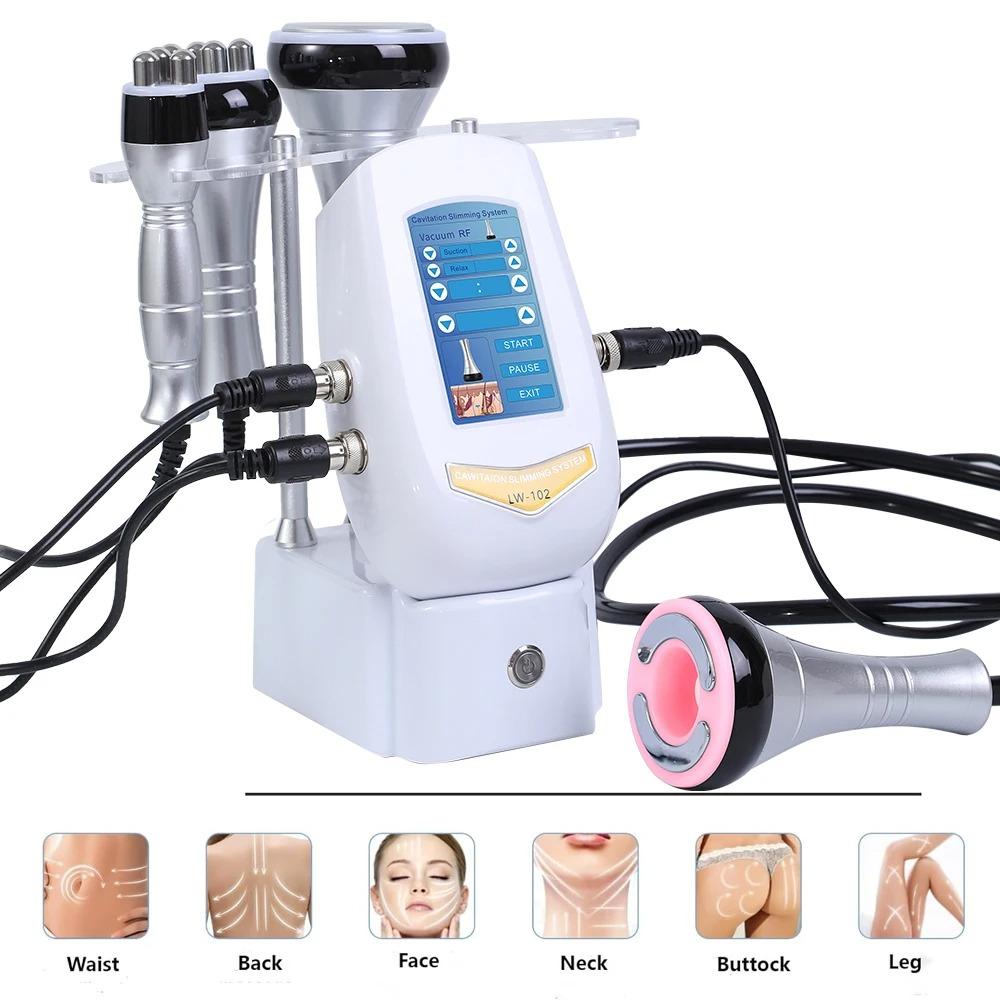 40K 4-1 Ultrasonic RF Machine Multipolar Body Shaping Facial Skin Tightening Lifting Home Beauty Device