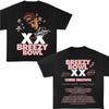 Hip Pop Chris Brown Breezy Bowl XX Concert Tour Cotton TShirt Vintage Short Sleeve Round Neck Print Casual Style for Women Men