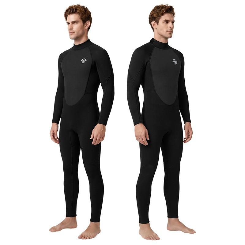 Mens 3mm Fullsuit Wetsuit Diving Snorkeling Surfing Winter Swimming Thermal Neoprene Dive Suit