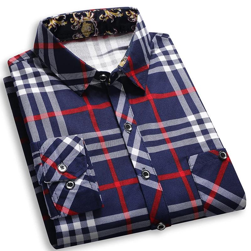 

2026 Men s Striped Long Sleeve Shirt Business Casual Fashion Comfortable Non Ironing Four Seasons Versatile Top 4XL червоний