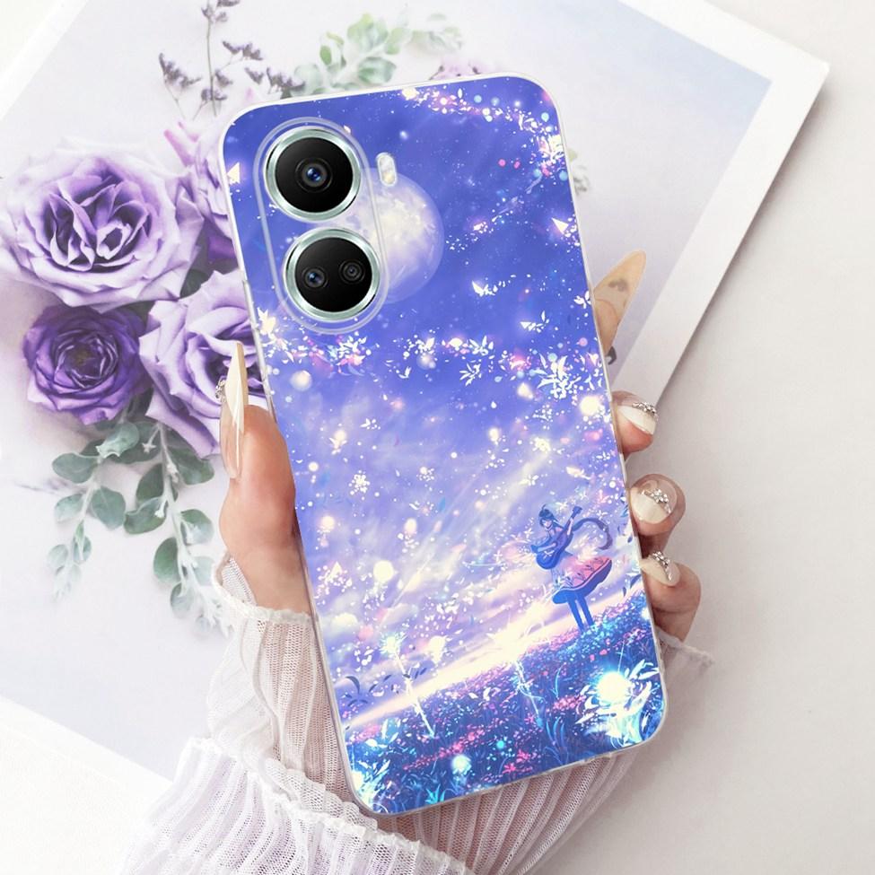 Clear Casing For Huawei Nova 10SE BNE-LX1 BNE-LX3 BNE-AL00 Cover For Huawei Nova 10 SE Case Fashion Butterfly Funny Cute Painted