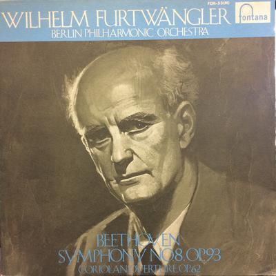 LP Record WILHELM FURTWANGLER BERLINER PHILH  Beethoven Symphony No8 Op. 93  Ove FCM53M FONTANA 1973 Japan Classical Used