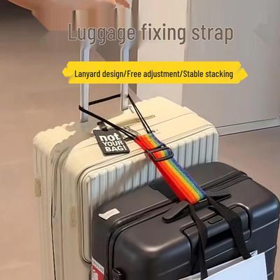 Portable Elastic Luggage Strap for Travel and Business Trips