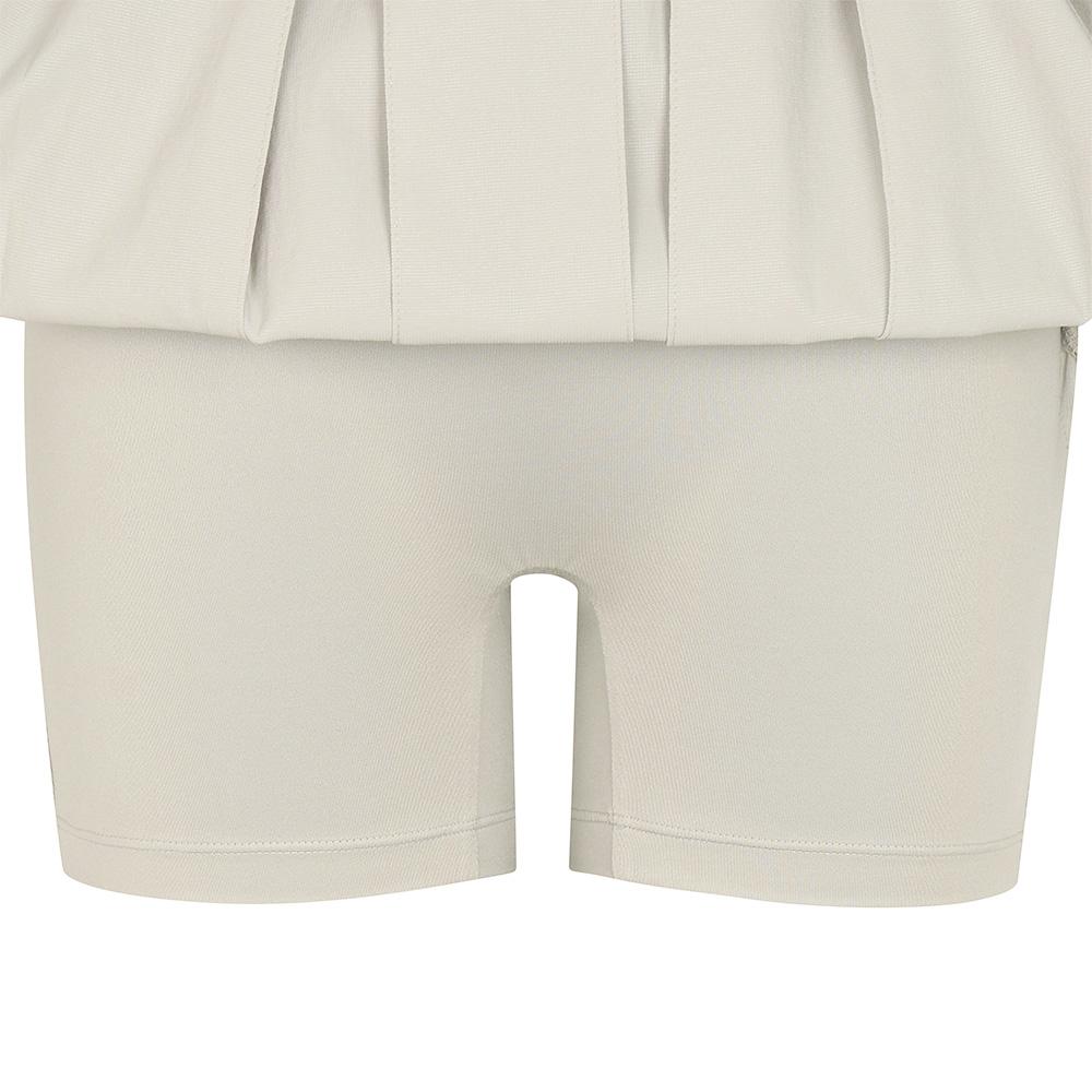 MALBON GOLF Variation Pleated Belted Skirt Beige (Woman)