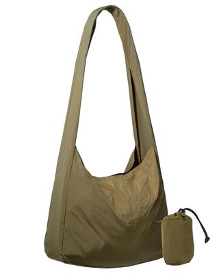TAVARAT Nomaden-Sling zu einer kleinen faltbaren Öko-Umhängetasche für Herren [Größe schrumpft] Nebentasche, Tasche, Crossbody, Leichtgewicht, (khaki)