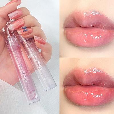 5ml Diamond Liquid Lipstick Long Lasting Moisturizing Nourishing Lip Gloss Lips Plumping Lip Oil Care Makeup Tool